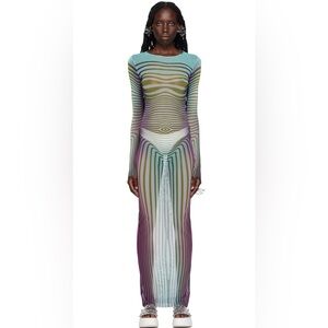 JEAN PAUL GAULTIER
SSENSE Exclusive Blue 'The Body Morphing' Maxi Dress